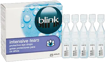 Blink Intensive Tears Vials Intensive Tears Blink Eye Drops Png Tears Transparent