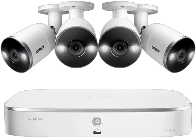 4k Ultra Hd Ip Nvr Security Camera System With 6 Cameras 4 Ip Camera Nvr System Png Ultra Hd Icon