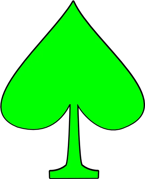Spade Clipart Png In This 3 Piece Svg And Green Spade Spades Icon