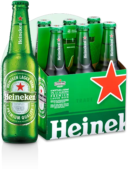 Heineken 6 Bottles Heineken Beer Png Heineken Png