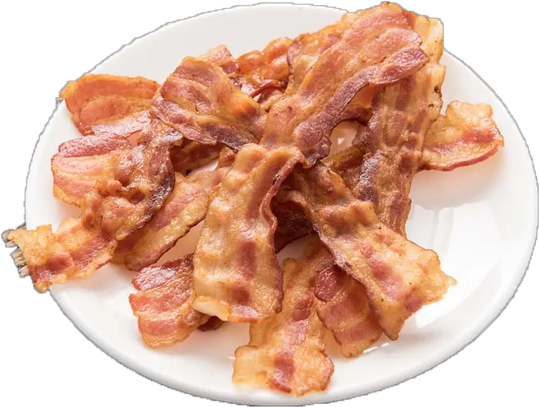 Sausage 101 More Things To Do With Bacon Chicken Fried Bacon Strips On A Plate Png Bacon Transparent