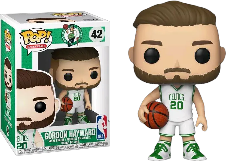 Nba Basketball Gordon Hayward Boston Celtics Pop Vinyl Figure Gordon Hayward Funko Pop Png Boston Celtics Png