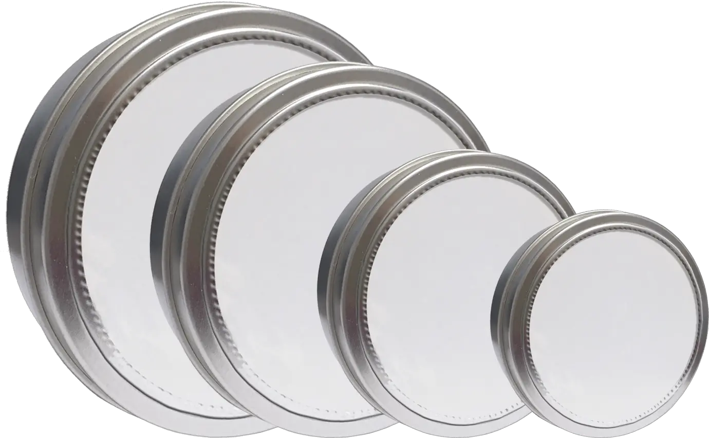 Seamless Tin Packaging Stock And Custom Can Offerings Solid Png Sell Silver Button Icon Png