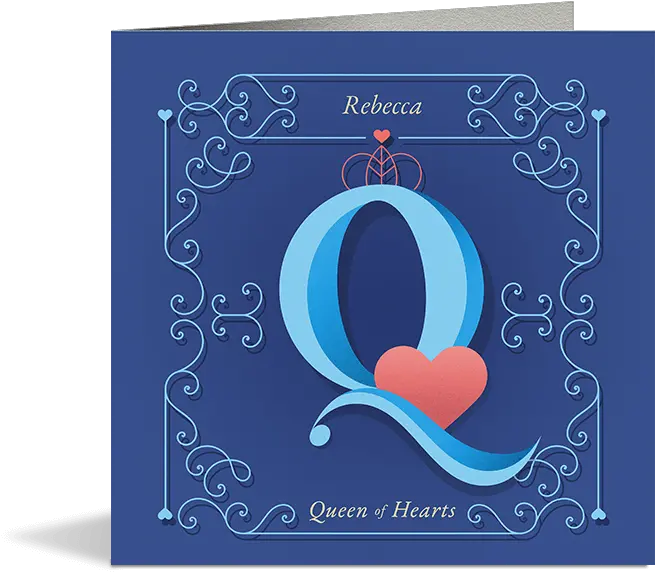 Unique Personalized Cards For Friends Event Png Queen Of Hearts Card Png