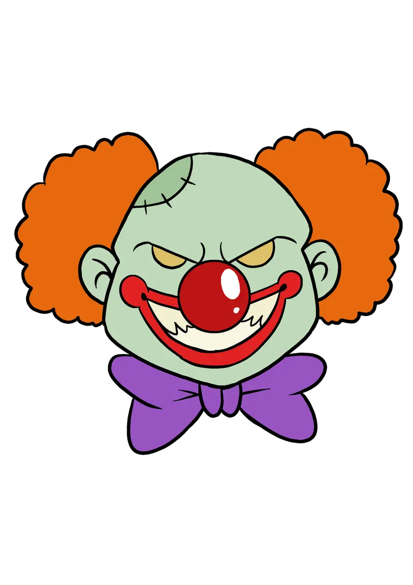 How To Draw Scary Clown Drawing Scary Clowns Step By Step Scary Clown Drawing Easy Png Clown Emoji Png