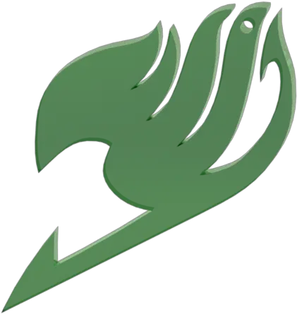 Fairy Tail Keychain 3d Cad Model Library Grabcad Logo Fairy Tail Png Fairytail Icon