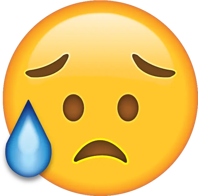 Download Disappointed But Relieved Face Disappointed Emoji Png But Icon