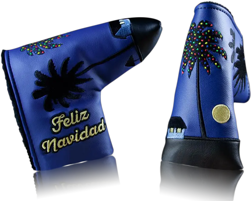 Swag Golf Feliz Navidad Headcover Leather Png Feliz Navidad Png