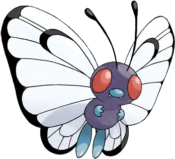 Butterfree Png 7 Image Pokemon On White Background Butterfree Png