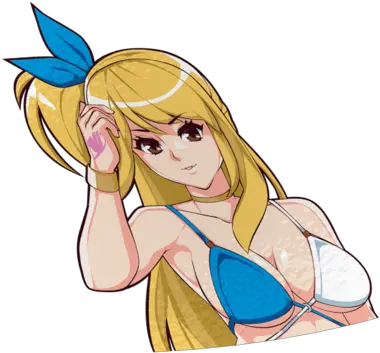 Lucy Heartfilia Peeker Sticker Cartoon Png Lucy Heartfilia Transparent