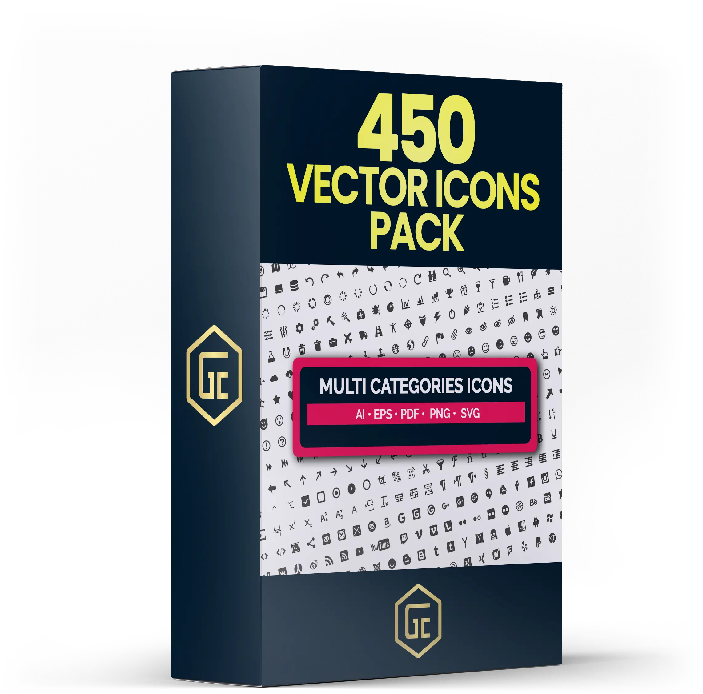 450 Vector Icons Pack U2013 Graphexperience Dot Png Pdf Eps Icon