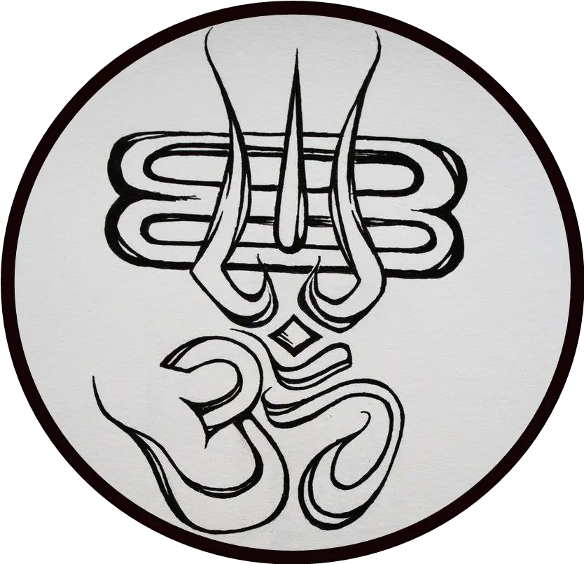 Download Hd Trishul With Aum Shiva Om Png Om Symbol Png