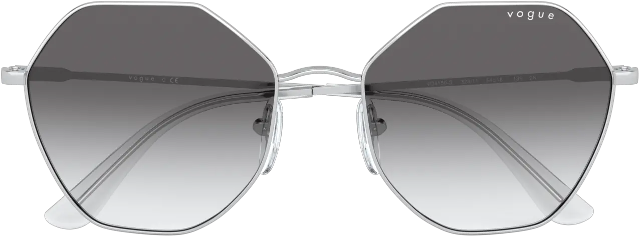 Sunglasses Vo4180s Silver Grey Gradient Metal Vogue Full Rim Png Silhouette Glasses Tma Icon