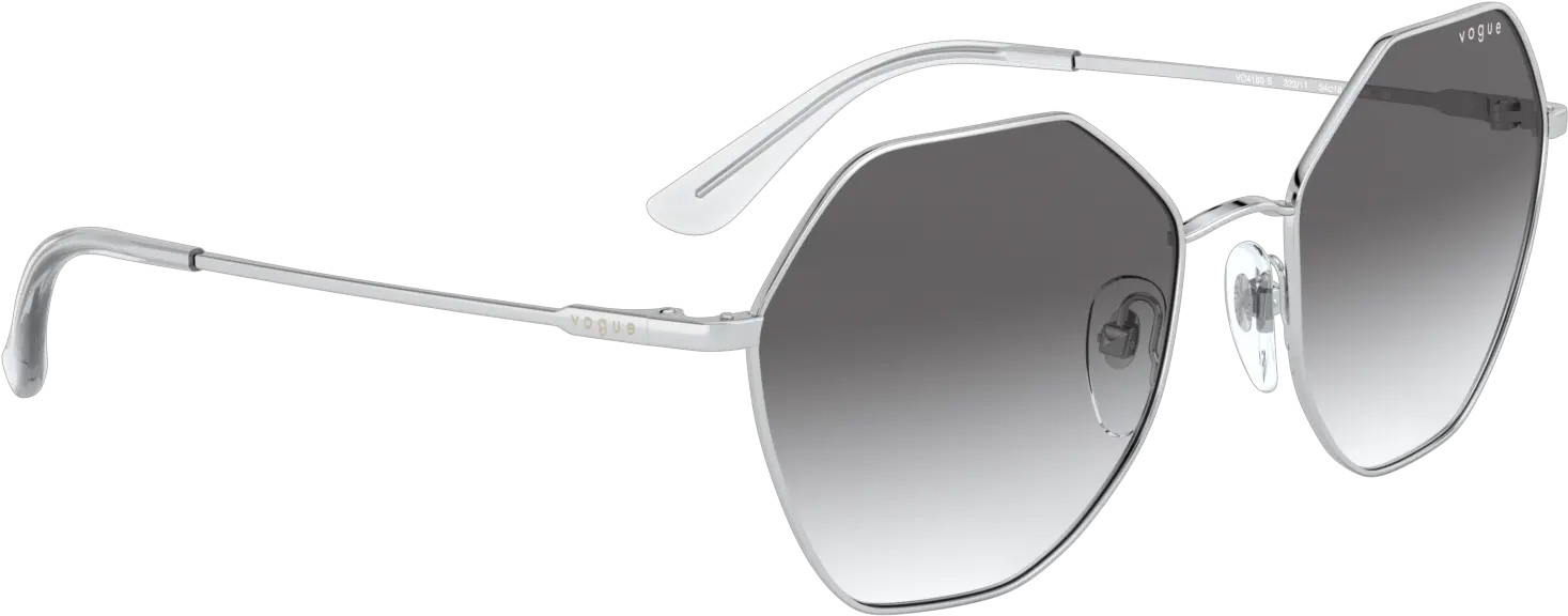 Sunglasses Vo4180s Silver Grey Gradient Metal Vogue Full Rim Png Silhouette Glasses Tma Icon