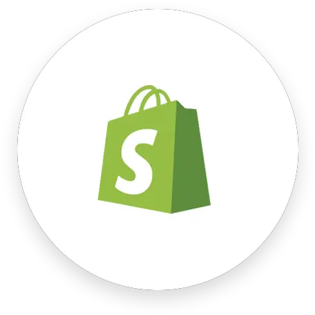 Redstage The B2b Ecommerce Agency Development Shopify Symbol Png Ecommerce Icon In Cercle Png