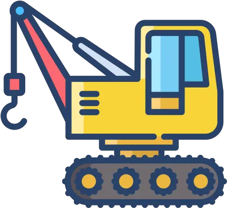 Crane Free Transport Icons Vertical Png Industrial Equipment Icon