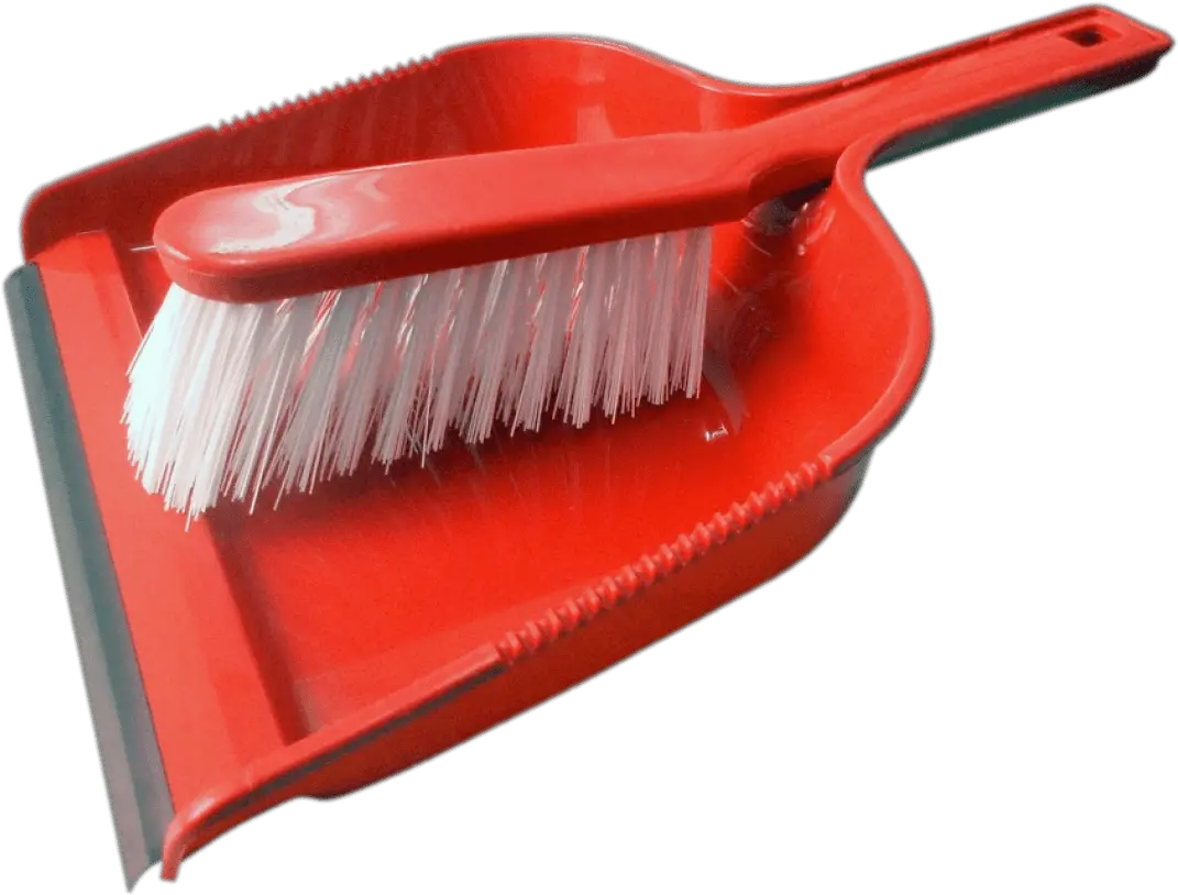 Red Dustpan And Brush Set Transparent Png Stickpng Dustpan And Brush Transparent Background Brush Png