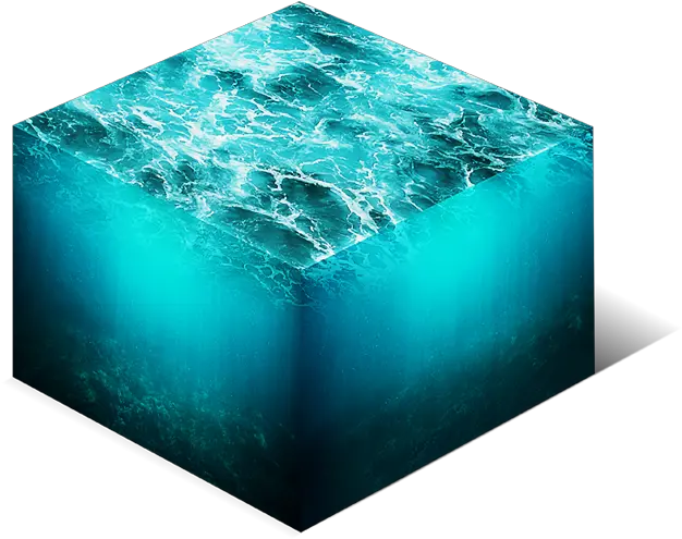 Isometric Water Cube 3d Cross Section Png Stock Photo Water Cube Texture Cube Transparent Background
