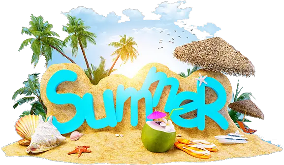 Download Summer Holiday Beach Vacation Summer Holiday Png Holiday Frame Png