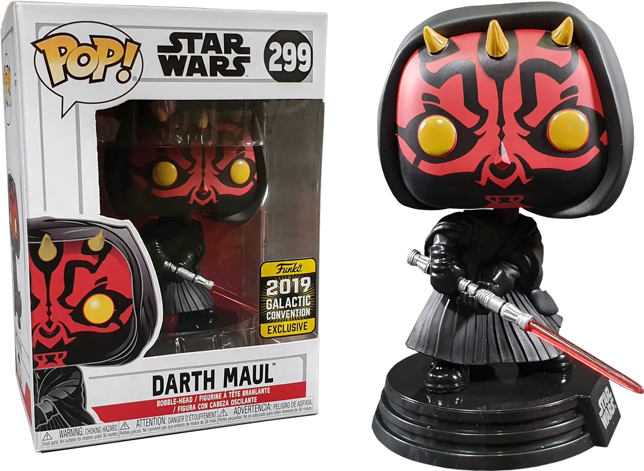 Darth Maul 2019 Galactic Star Wars Darth Maul Funko Pop Png Darth Maul Png