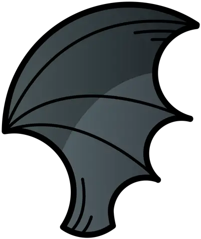 Bat Wing Cartoon Icon Asa De Morcego Desenho Png Bat Wing Png