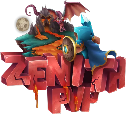 Zenith Pvp 1500 Ftop Minecraft Server Illustration Png Minecraft Logo Images