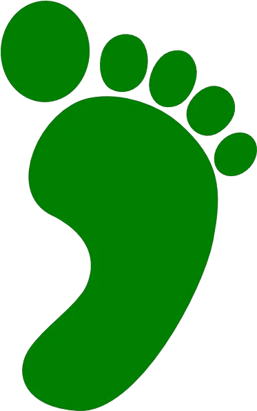 Angled Right Green Foot Png Clip Arts For Web Clip Arts Green Foot Clip Art Foot Png