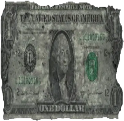 1 Dollar Ripped Roblox Png 1 Dollar Png