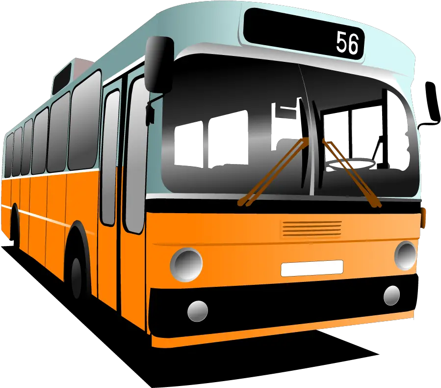 Clipart Bus City Transparent Free Public Bus Transparent Background Png Bus Transparent