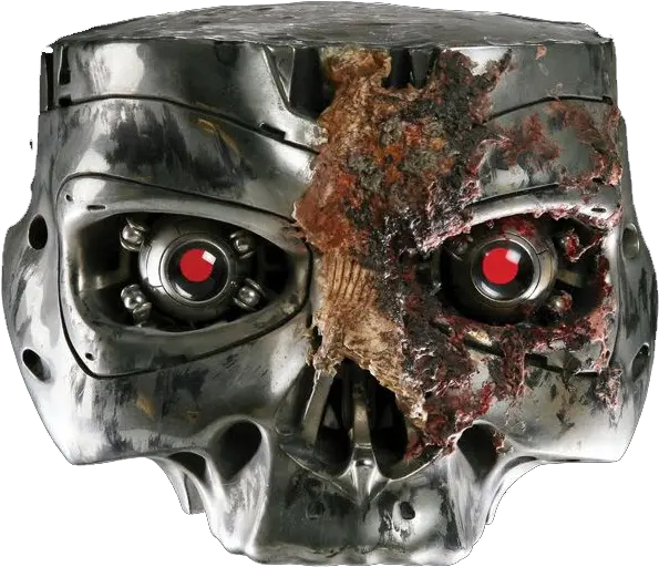 Robot Face Png Hd Terminator Png Robot Head Png