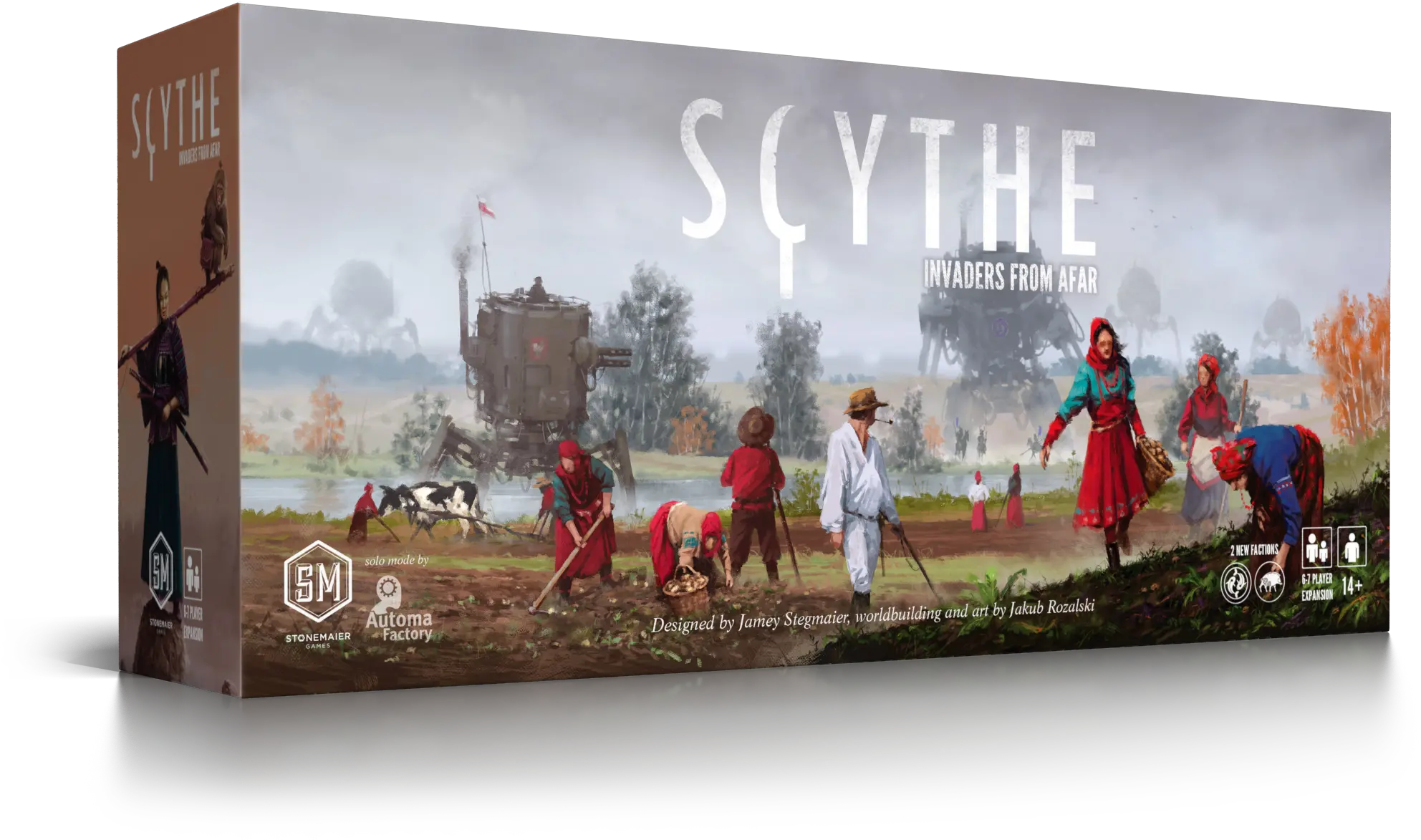 Scythe Invaders From Afar U2013 Stonemaier Games Scythe Invaders From Afar Png Scythe Png