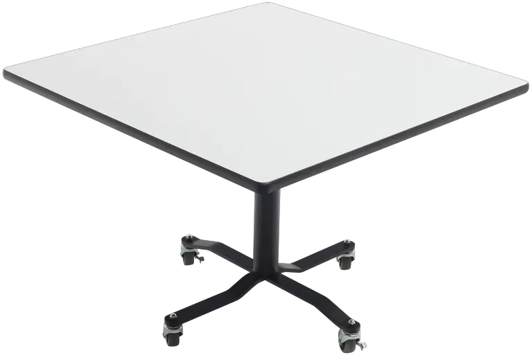 Amtab Cbsq42 Mobile Ez Tilt Square Cafe Solid Png Cafe Table Png