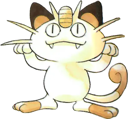 Story Of A Meowth Pokemon Red Png Meowth Png