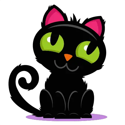 Halloween Cat Scrapbook Cuts Svg Halloween Cat Clip Art Png Halloween Cat Png png