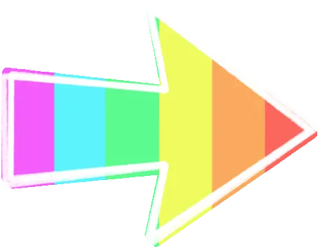 Colorful Rainbow Arrow Rainbow Arrow Gif Png Arro Icon