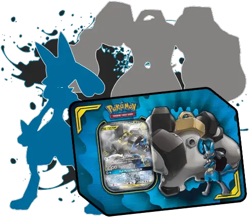 Lucario Melmetal Gx Deck Pokemon Tcg Melmetal Tin Box Png Lucario Png