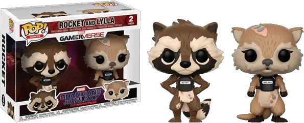 Lyla Vinyl Figure 2 Rocket Raccoon Funko Pop Png Rocket Raccoon Transparent