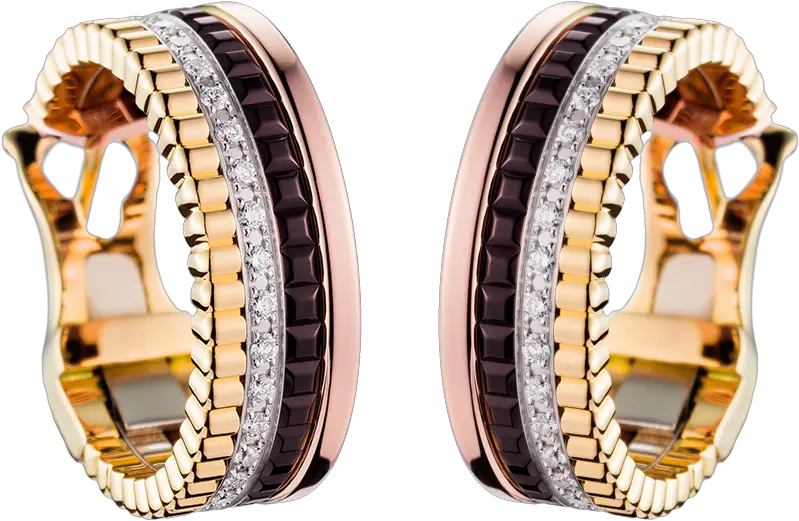 Quatre Diamond Hoop Earrings Boucheron Usa Happy Lohri Jewellery Png Hoop Earrings Png