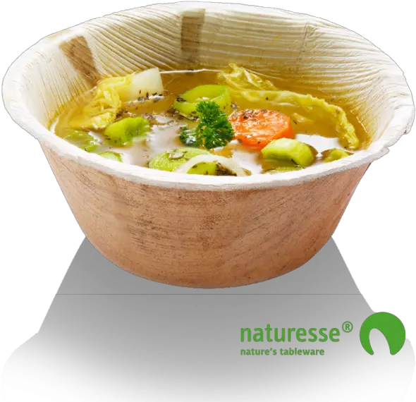 Naturesse Soup Bowl Made Of Palm Leaves Naturesse Png Palm Leaves Transparent