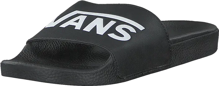 Slide On Vans Black Solid Png Vans Shoes Logo