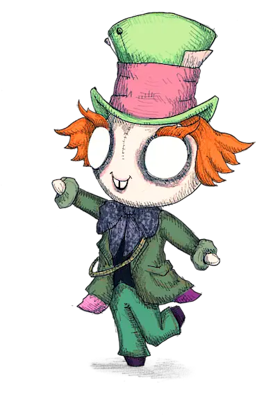 T Cartoon Png Mad Hatter Hat Png