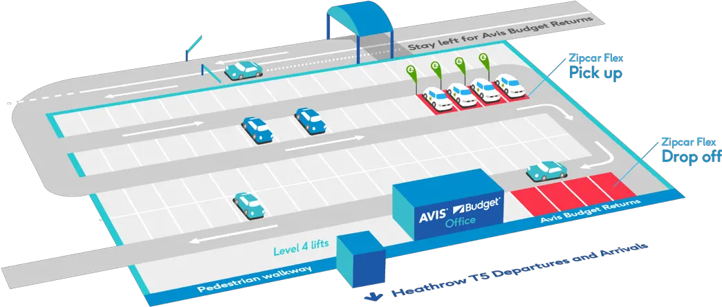 Zipcar Flex For Airports One Way To Get Heathrow Horizontal Png Avis Icon