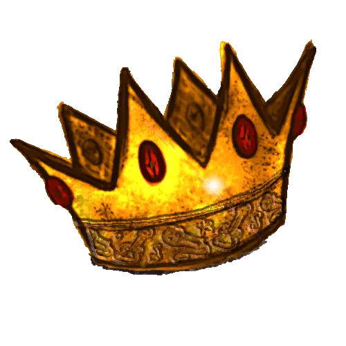Blue Heart Crown Png