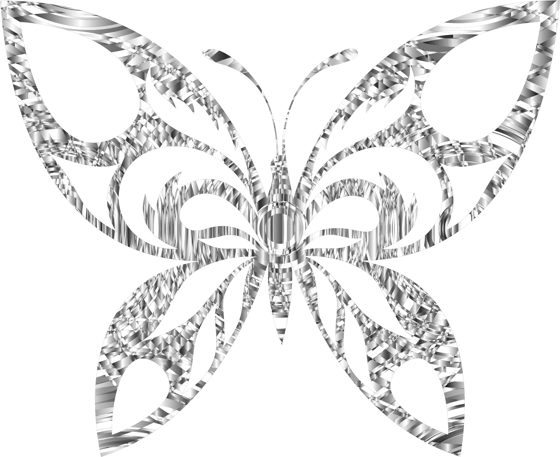 Download Diamond Clipart Butterfly Silver Butterfly Silhouette Butterfly Clipart Black And White Png Butterfly Clipart Transparent Background png