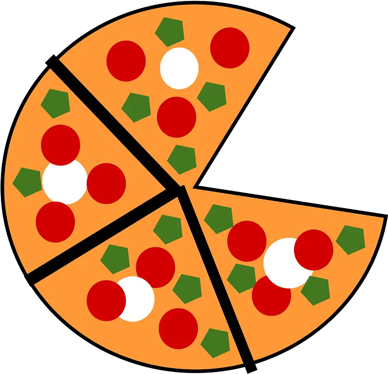 Pizza Clipart Free Download Transparent Png Creazilla 1 5 Fraction Pizza Pizza Transparent png