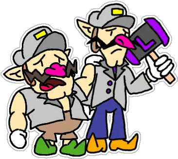 Flowme Cartoon Png Waluigi Transparent