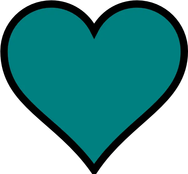 Pin By Marlena Alvirez Teal Heart Clipart Png Hearts Clipart Png