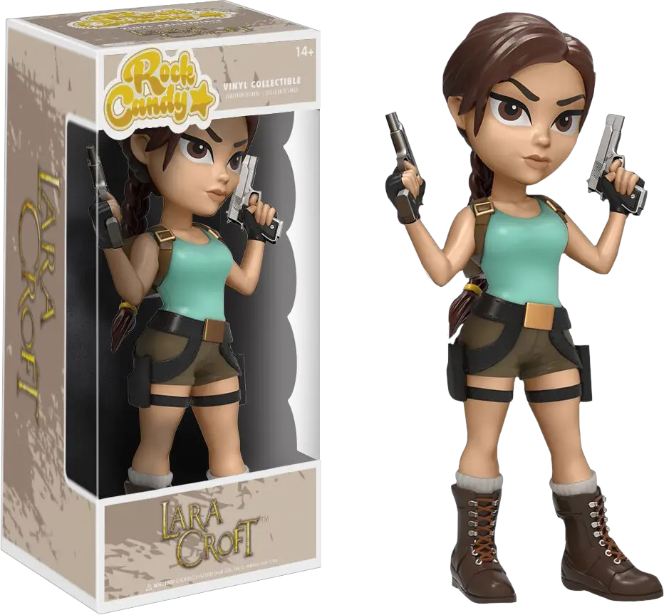 Two New Lara Croft Pop Figures Announced Rock Candy Lara Croft Png Lara Croft Transparent