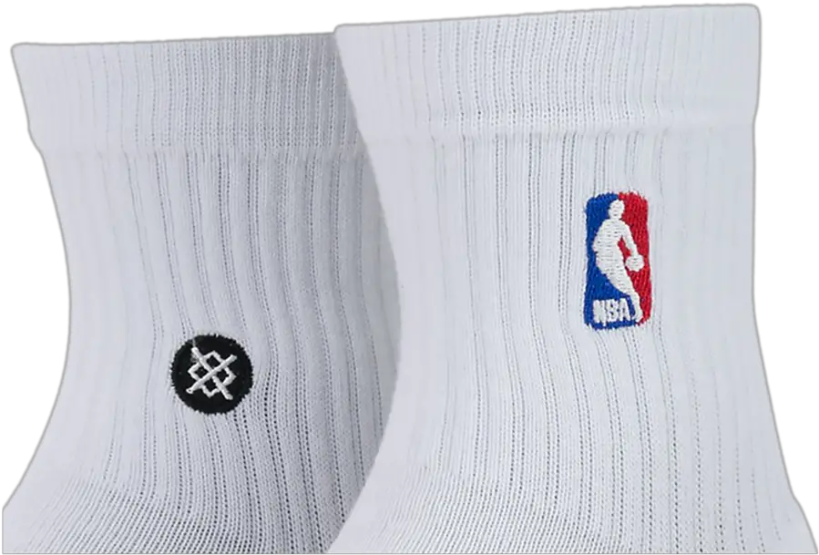 Stance Nba Logoman Quater Socks Knee Pad Png Stance Logo