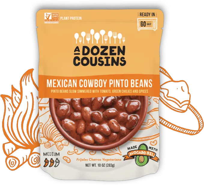 Mexican Cowboy Beans 8 Pack Pinto Bean Png Bean Transparent
